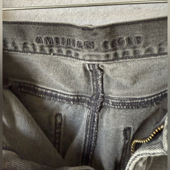 American Eagle size 14 black straight leg jeans - Picture 2 of 7